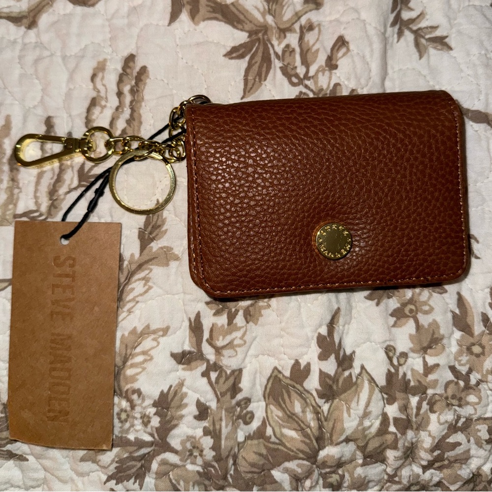 STEVE MADDEN ID CARDHOLDER KEYCHAIN